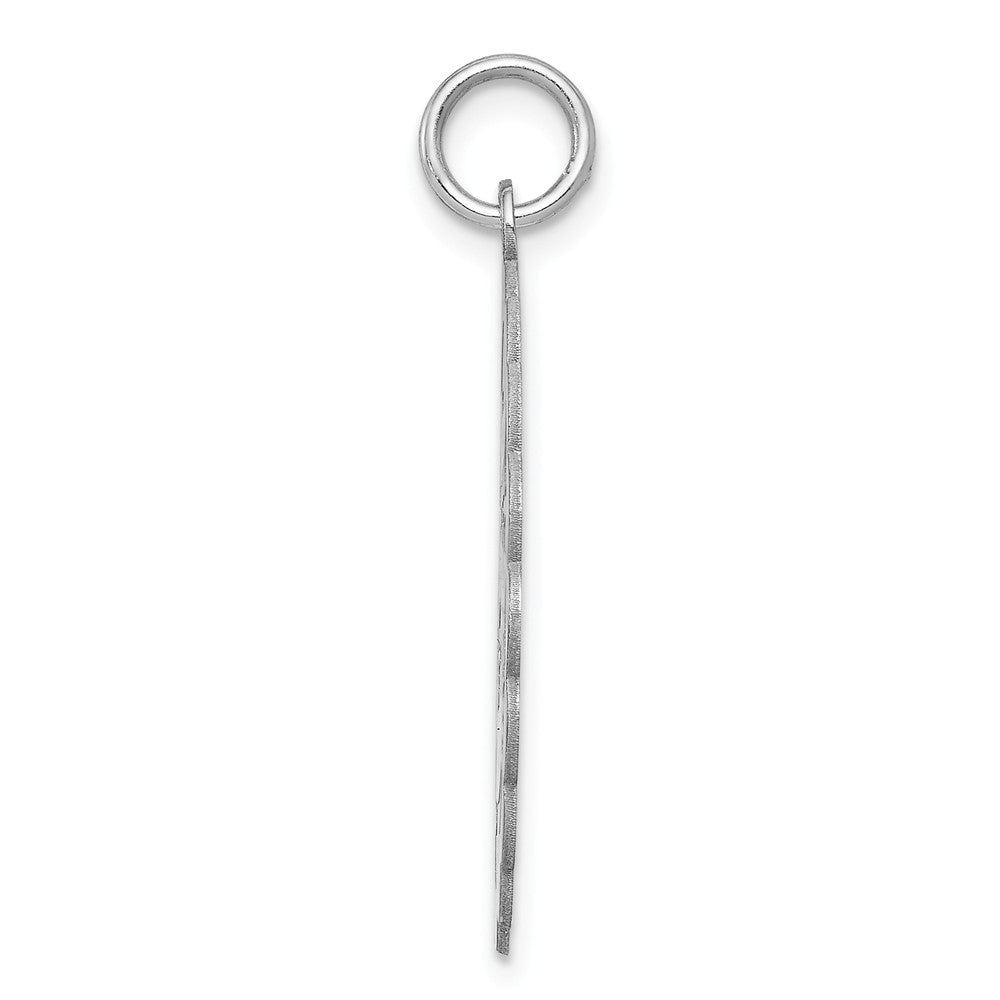 Million Charms 925 Sterling Silver Rhodium-Plated Happy Birthday Disc Charm
