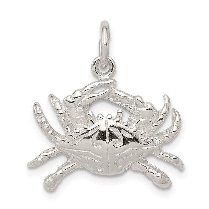 Million Charms 925 Sterling Silver Crab Charm