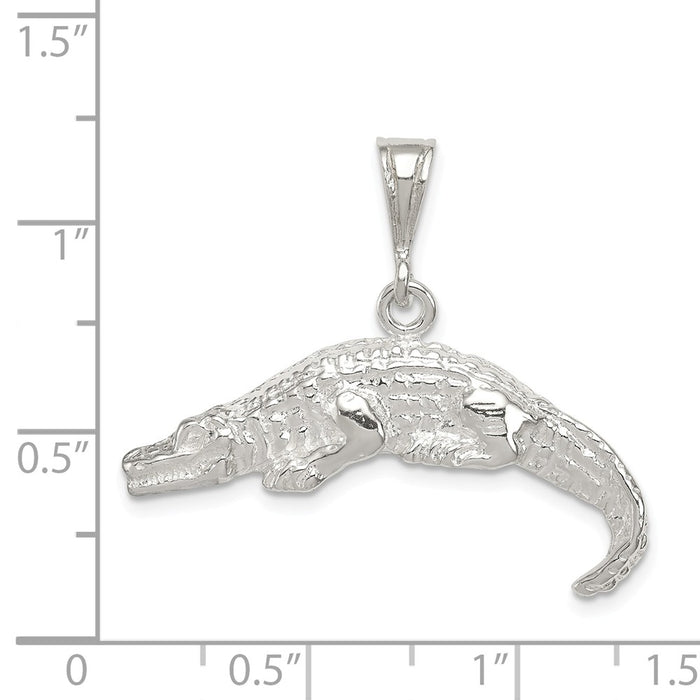 Million Charms 925 Sterling Silver Alligator Charm