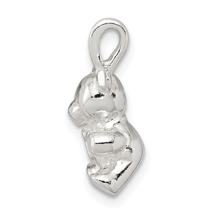 Million Charms 925 Sterling Silver Teddy Bear Charm