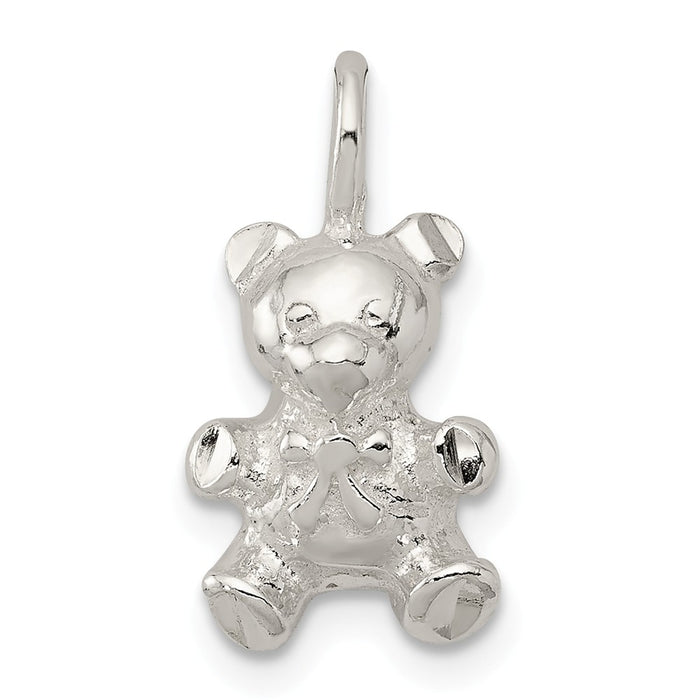 Million Charms 925 Sterling Silver Teddy Bear Charm