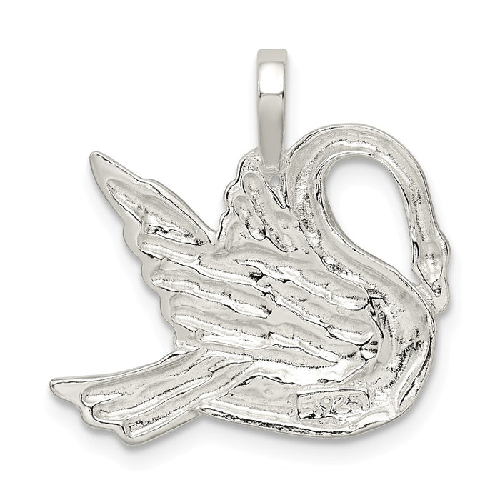 Million Charms 925 Sterling Silver Swan Charm