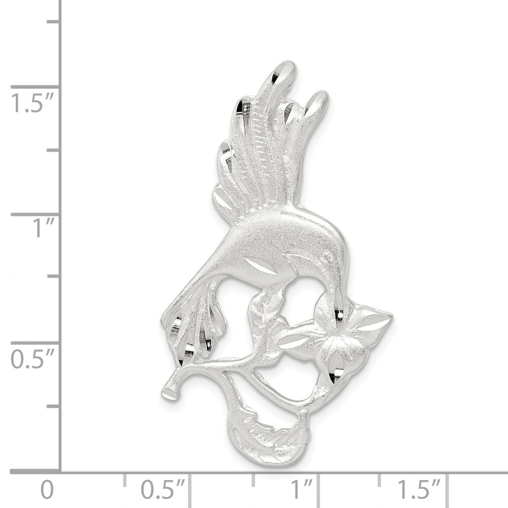 Million Charms 925 Sterling Silver Hummingbird Charm