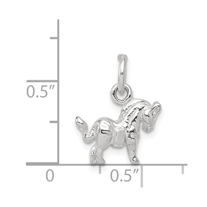 Million Charms 925 Sterling Silver Horse Charm