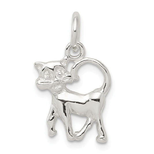 Million Charms 925 Sterling Silver Cat Charm