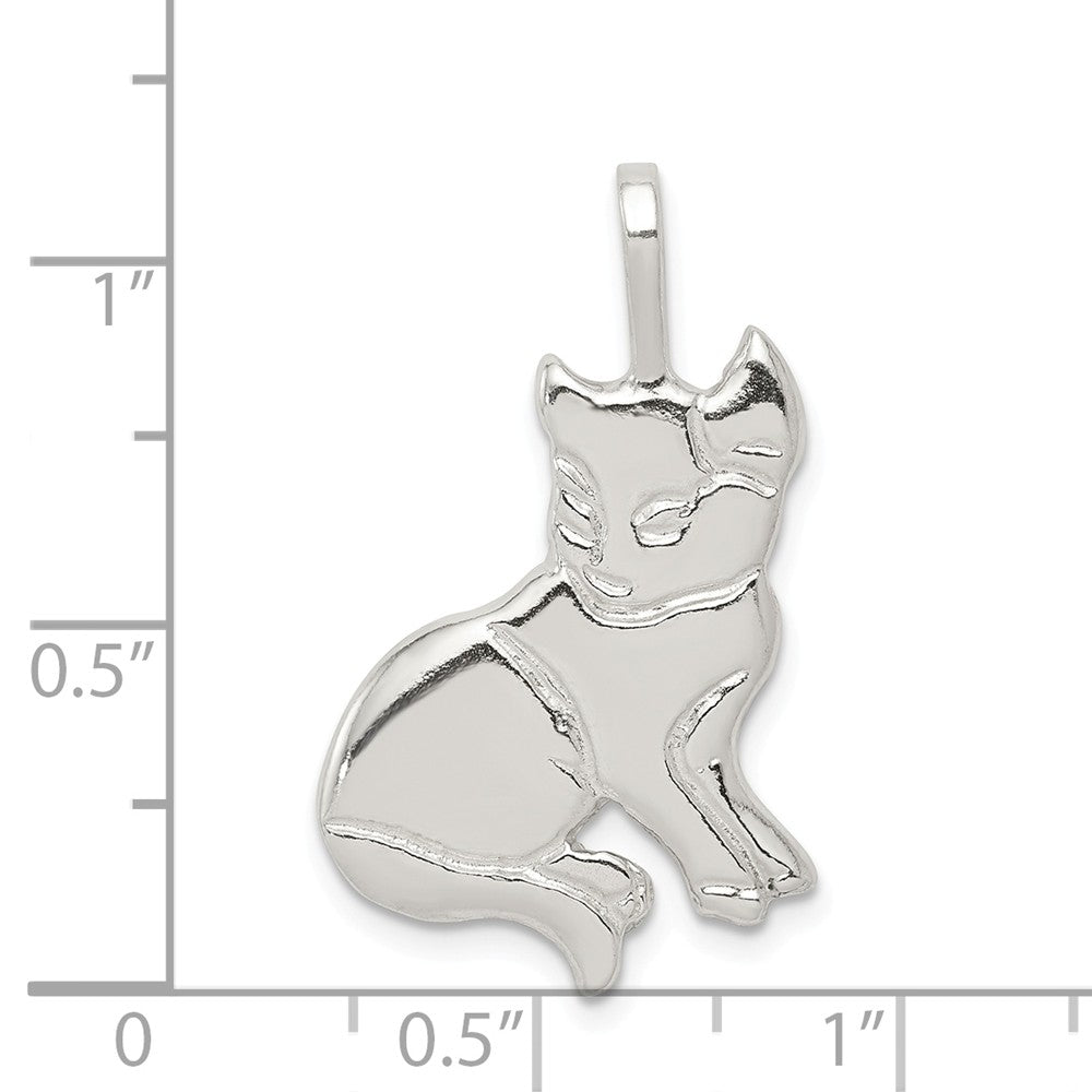 Million Charms 925 Sterling Silver Cat Charm