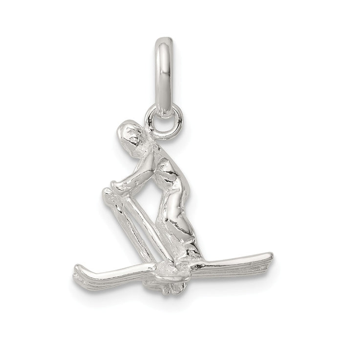 Million Charms 925 Sterling Silver Skier Charm