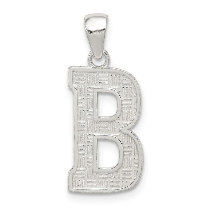 Million Charms 925 Sterling Silver Alphabet Letter Initial B Charm