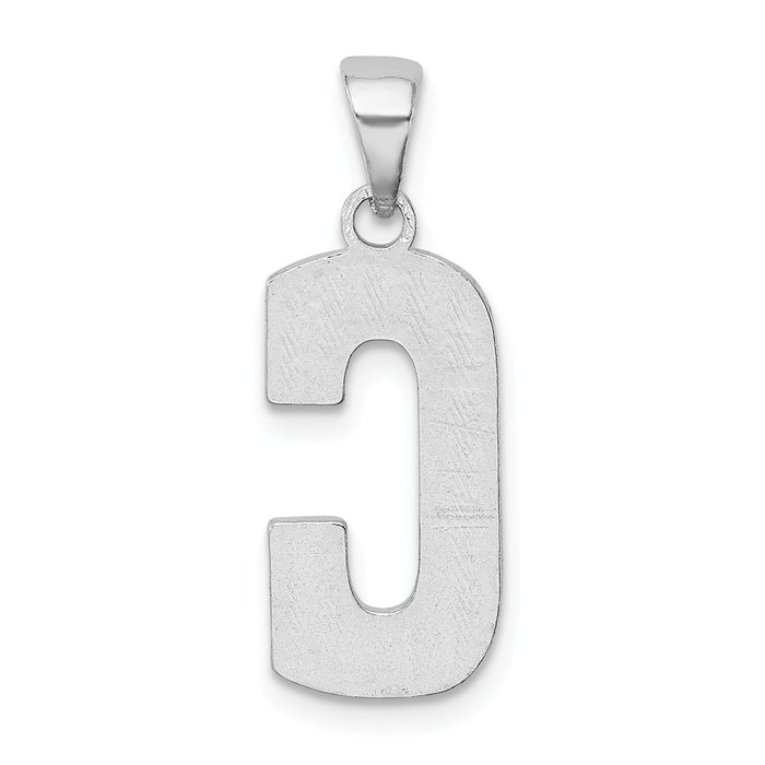 Million Charms 925 Sterling Silver Alphabet Letter Initial C Charm