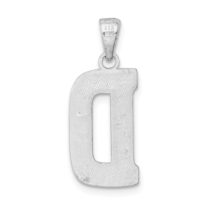 Million Charms 925 Sterling Silver Alphabet Letter Initial D Charm