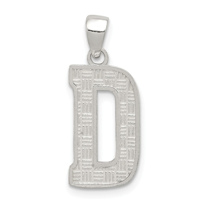 Million Charms 925 Sterling Silver Alphabet Letter Initial D Charm