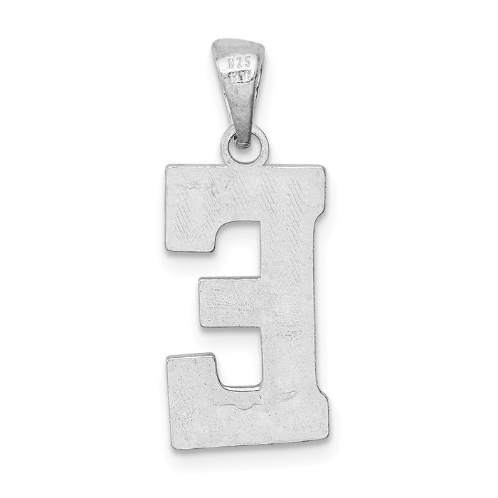 Million Charms 925 Sterling Silver Alphabet Letter Initial E Charm