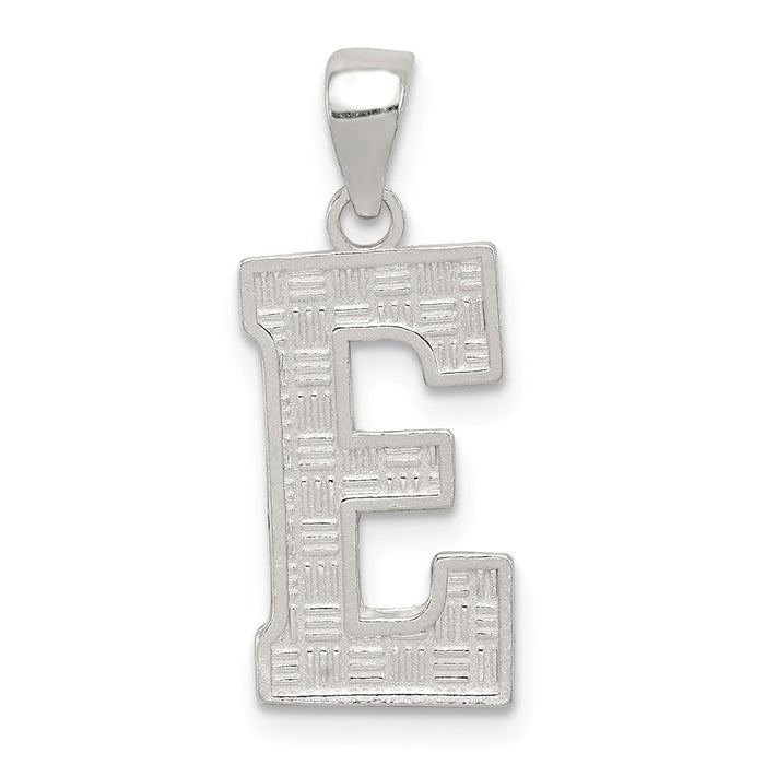 Million Charms 925 Sterling Silver Alphabet Letter Initial E Charm