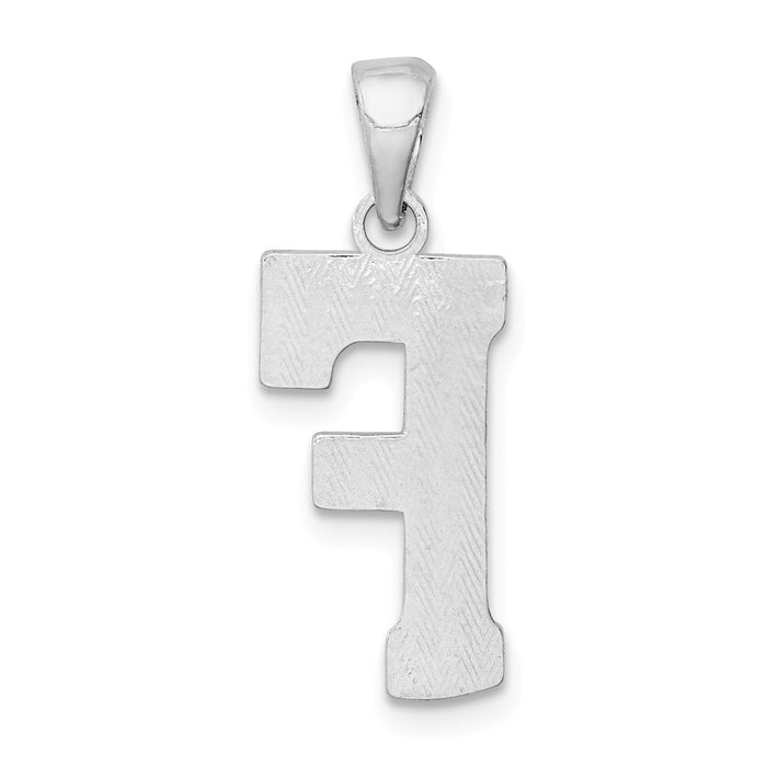 Million Charms 925 Sterling Silver Alphabet Letter Initial F Charm