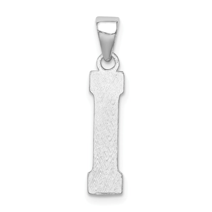Million Charms 925 Sterling Silver Alphabet Letter Initial I Charm