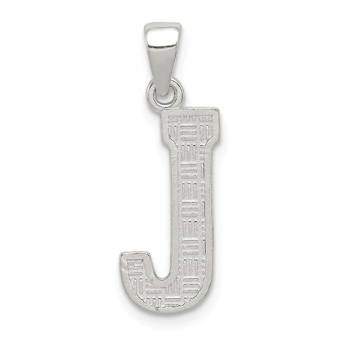 Million Charms 925 Sterling Silver Alphabet Letter Initial J Charm