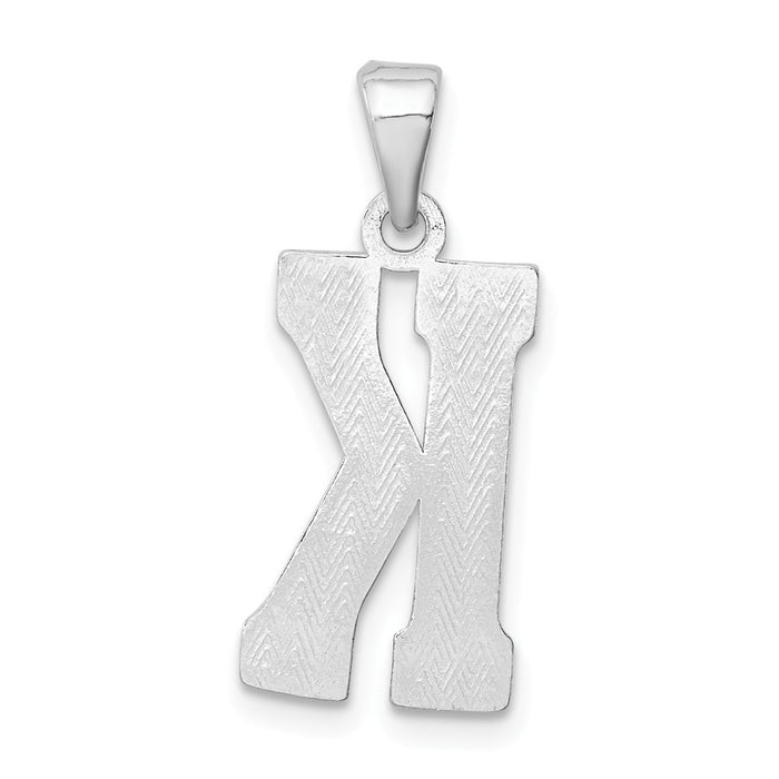 Million Charms 925 Sterling Silver Alphabet Letter Initial K Charm