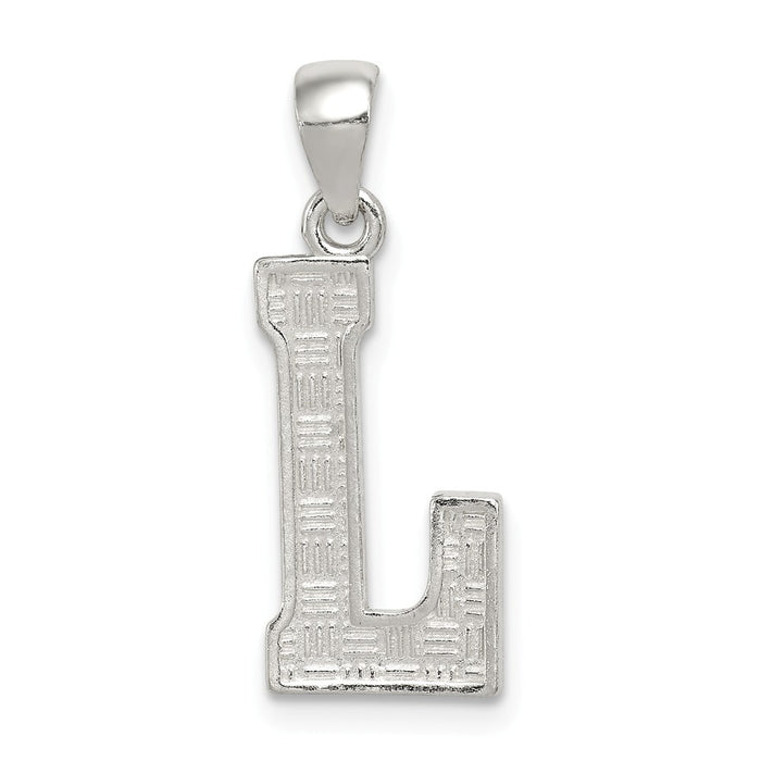 Million Charms 925 Sterling Silver Alphabet Letter Initial L Charm