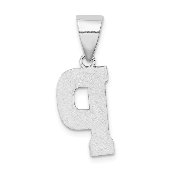 Million Charms 925 Sterling Silver Alphabet Letter Initial P Charm