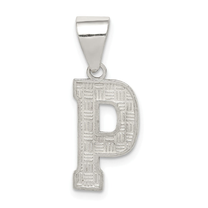 Million Charms 925 Sterling Silver Alphabet Letter Initial P Charm