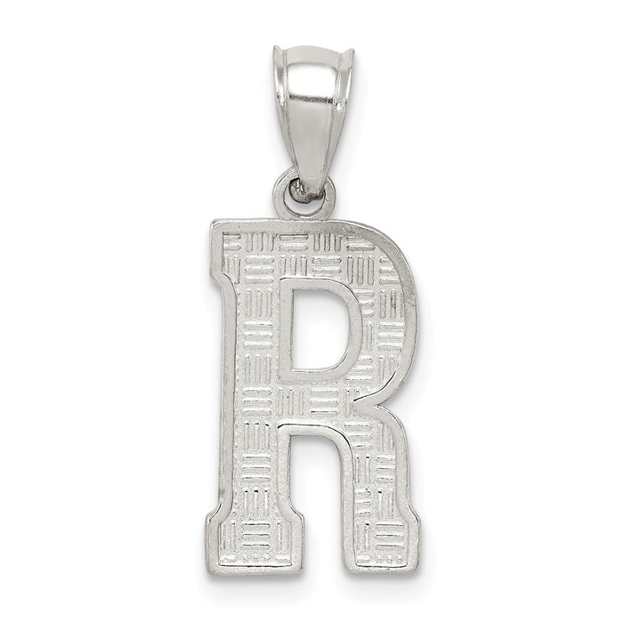 Million Charms 925 Sterling Silver Alphabet Letter Initial R Charm