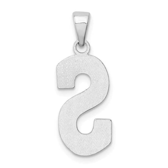 Million Charms 925 Sterling Silver Alphabet Letter Initial S Charm