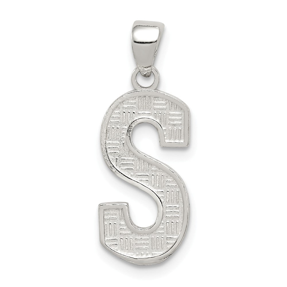 Million Charms 925 Sterling Silver Alphabet Letter Initial S Charm