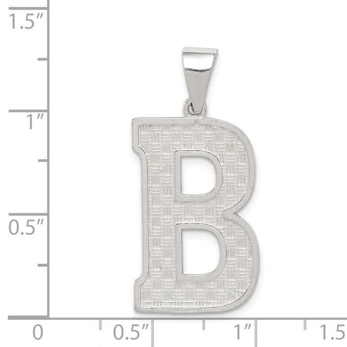 Million Charms 925 Sterling Silver Alphabet Letter Initial B Charm