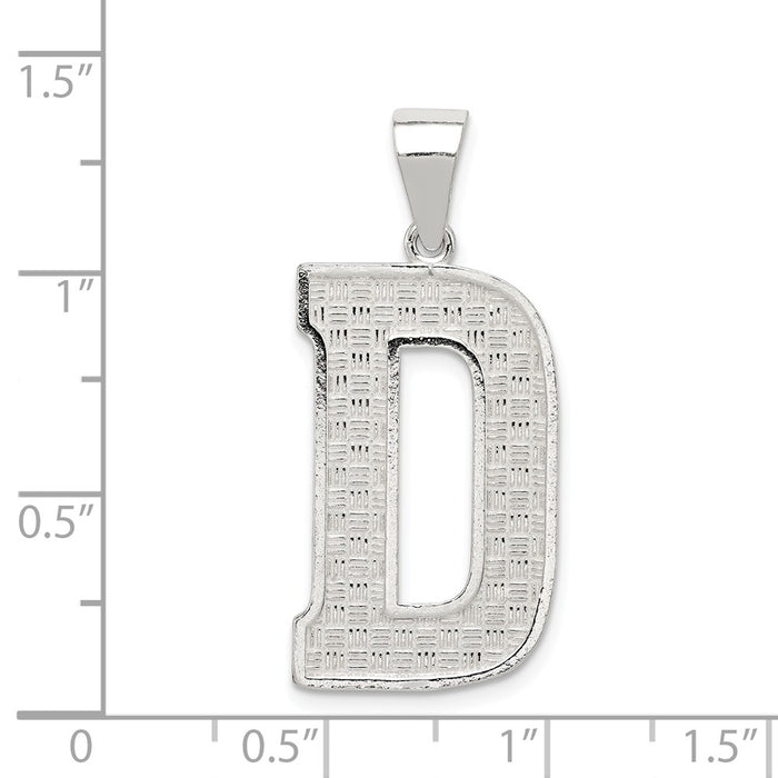 Million Charms 925 Sterling Silver Alphabet Letter Initial D Charm