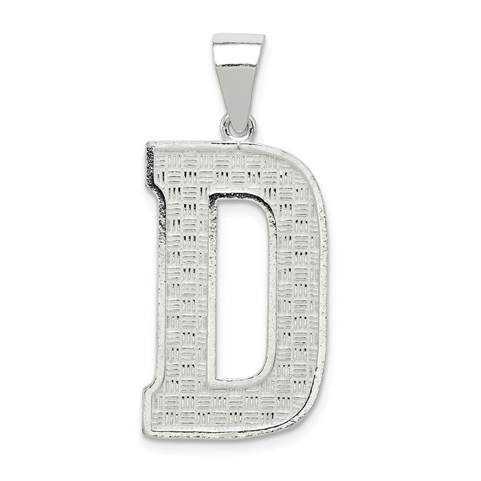 Million Charms 925 Sterling Silver Alphabet Letter Initial D Charm