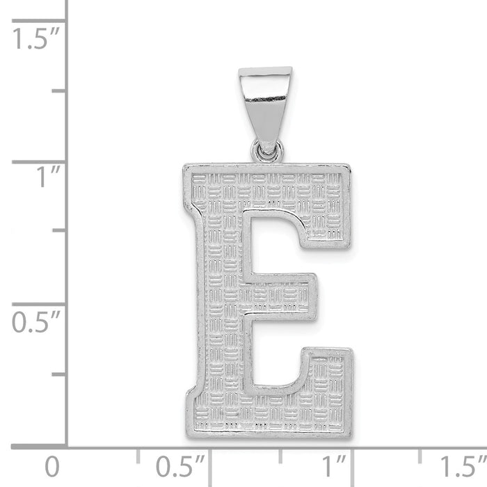 Million Charms 925 Sterling Silver Alphabet Letter Initial E Charm