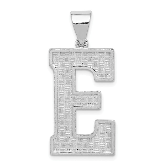 Million Charms 925 Sterling Silver Alphabet Letter Initial E Charm