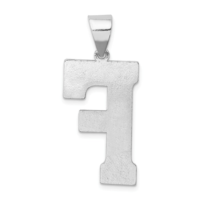 Million Charms 925 Sterling Silver Alphabet Letter Initial F Charm