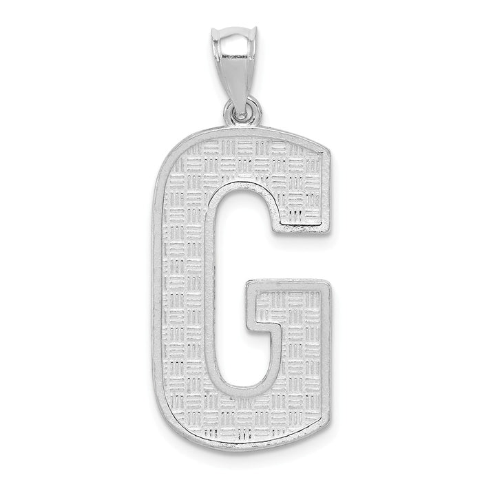 Million Charms 925 Sterling Silver Alphabet Letter Initial G Charm