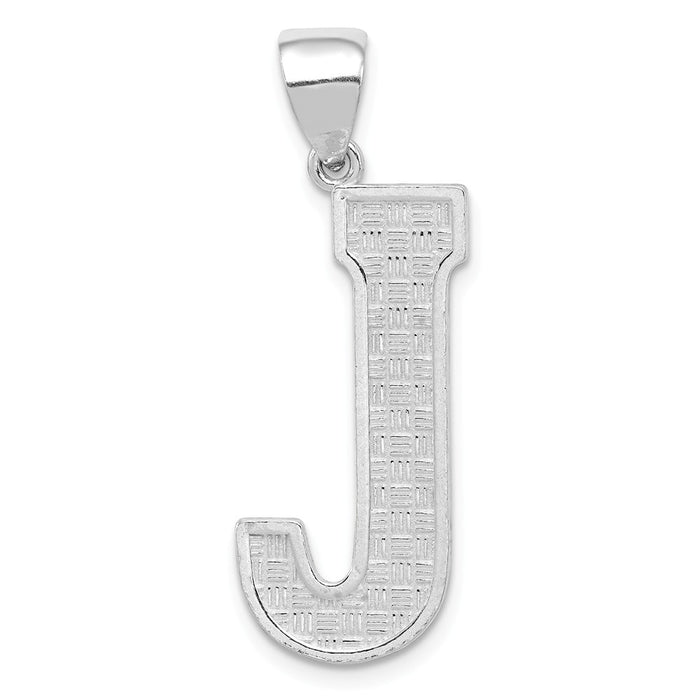 Million Charms 925 Sterling Silver Alphabet Letter Initial J Charm