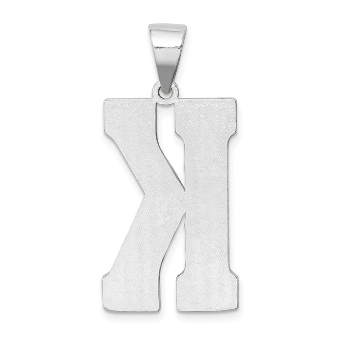 Million Charms 925 Sterling Silver Alphabet Letter Initial K Charm