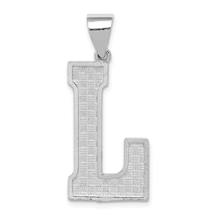 Million Charms 925 Sterling Silver Alphabet Letter Initial L Charm