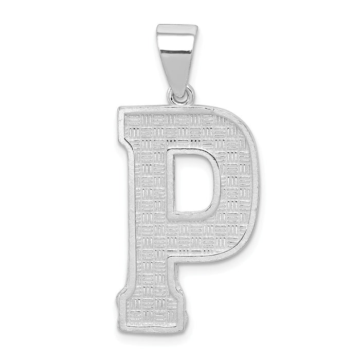 Million Charms 925 Sterling Silver Alphabet Letter Initial P Charm