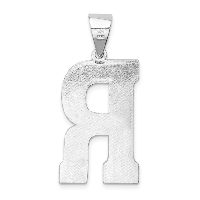 Million Charms 925 Sterling Silver Alphabet Letter Initial R Charm