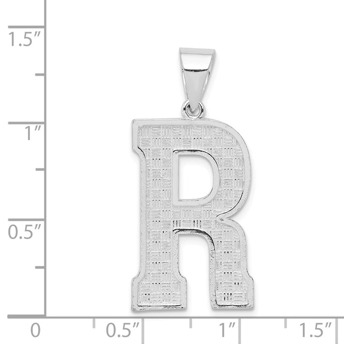 Million Charms 925 Sterling Silver Alphabet Letter Initial R Charm