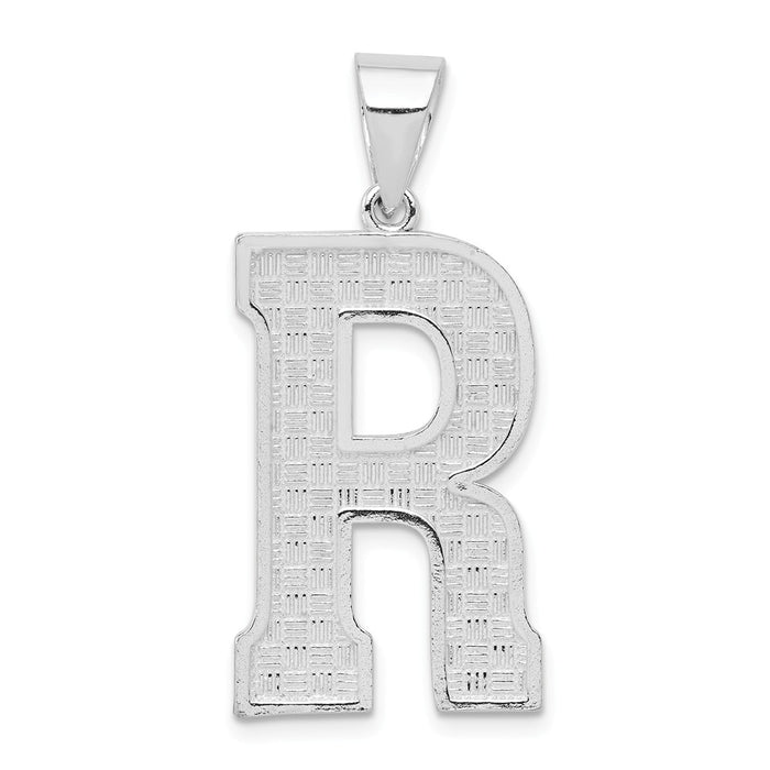 Million Charms 925 Sterling Silver Alphabet Letter Initial R Charm