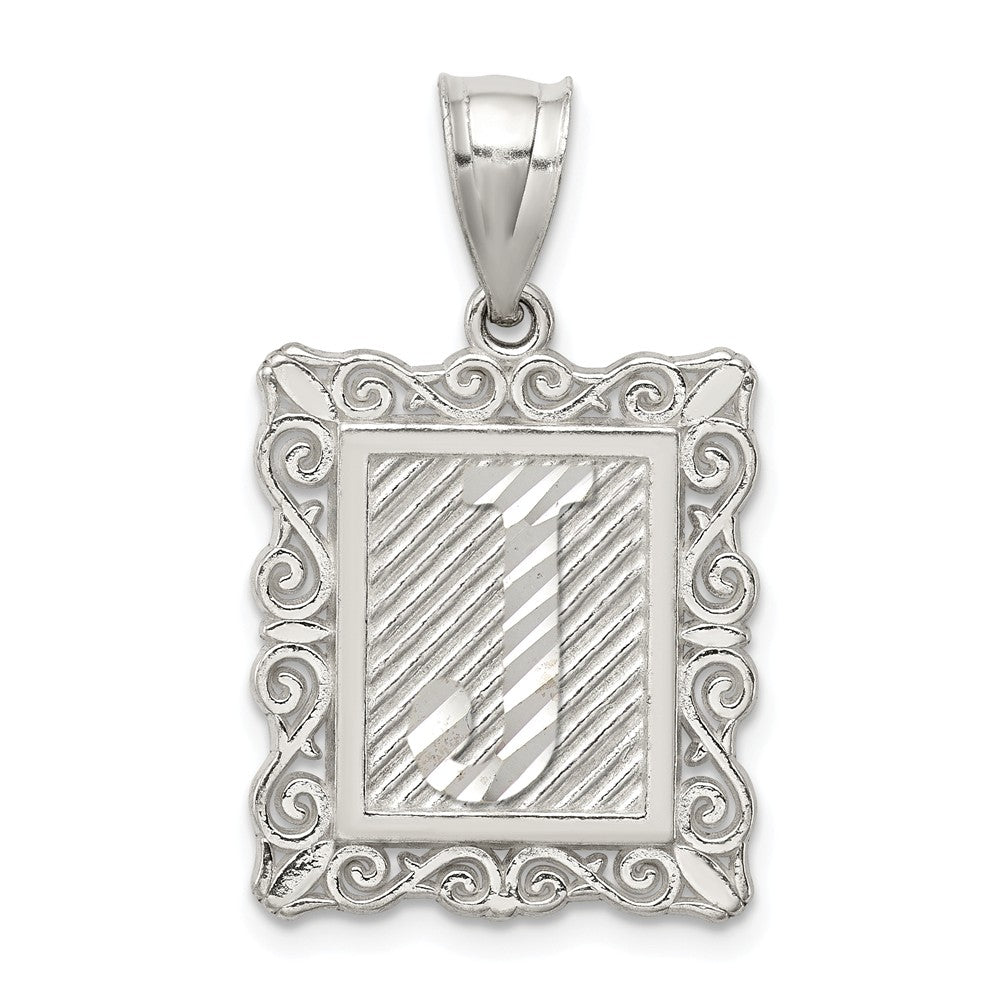 Million Charms 925 Sterling Silver Alphabet Letter Initial J Charm