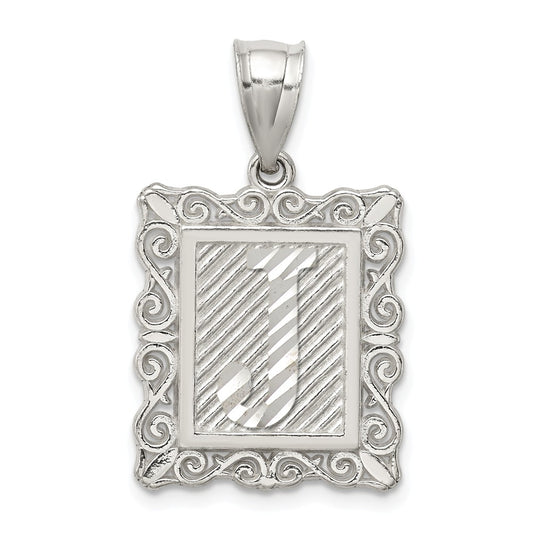 Million Charms 925 Sterling Silver Alphabet Letter Initial J Charm