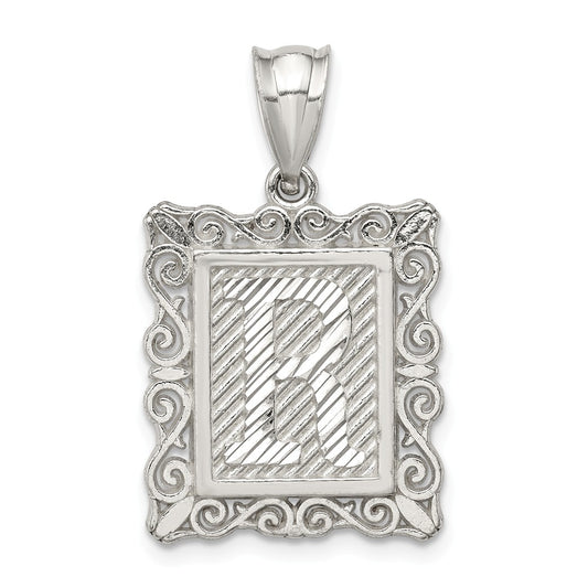 Million Charms 925 Sterling Silver Alphabet Letter Initial R Charm
