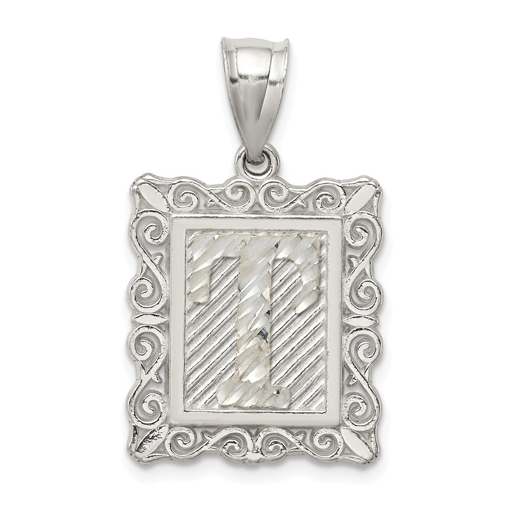 Million Charms 925 Sterling Silver Alphabet Letter Initial T Charm
