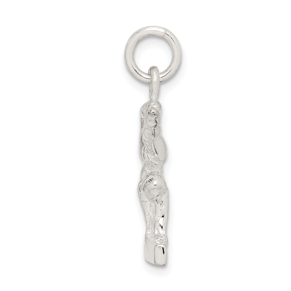 Million Charms 925 Sterling Silver Gymnast Charm
