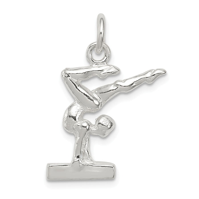 Million Charms 925 Sterling Silver Gymnast Charm