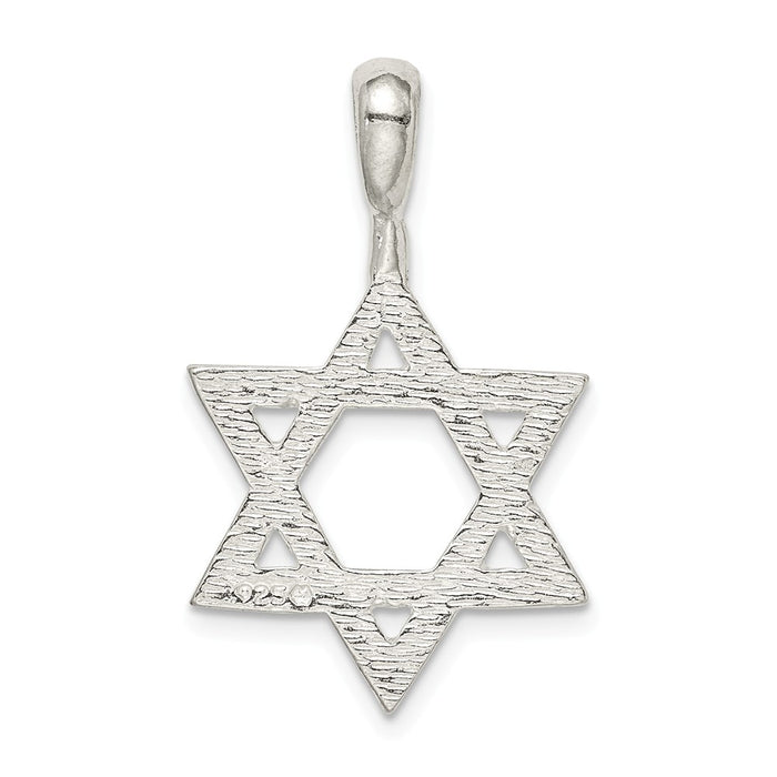 Million Charms 925 Sterling Silver Religious Jewish Star Of David Charm