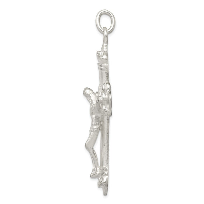 Million Charms 925 Sterling Silver Relgious Crucifix Pendant