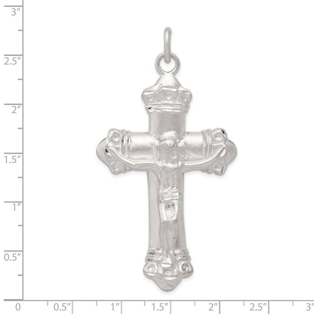 Million Charms 925 Sterling Silver Relgious Crucifix Pendant